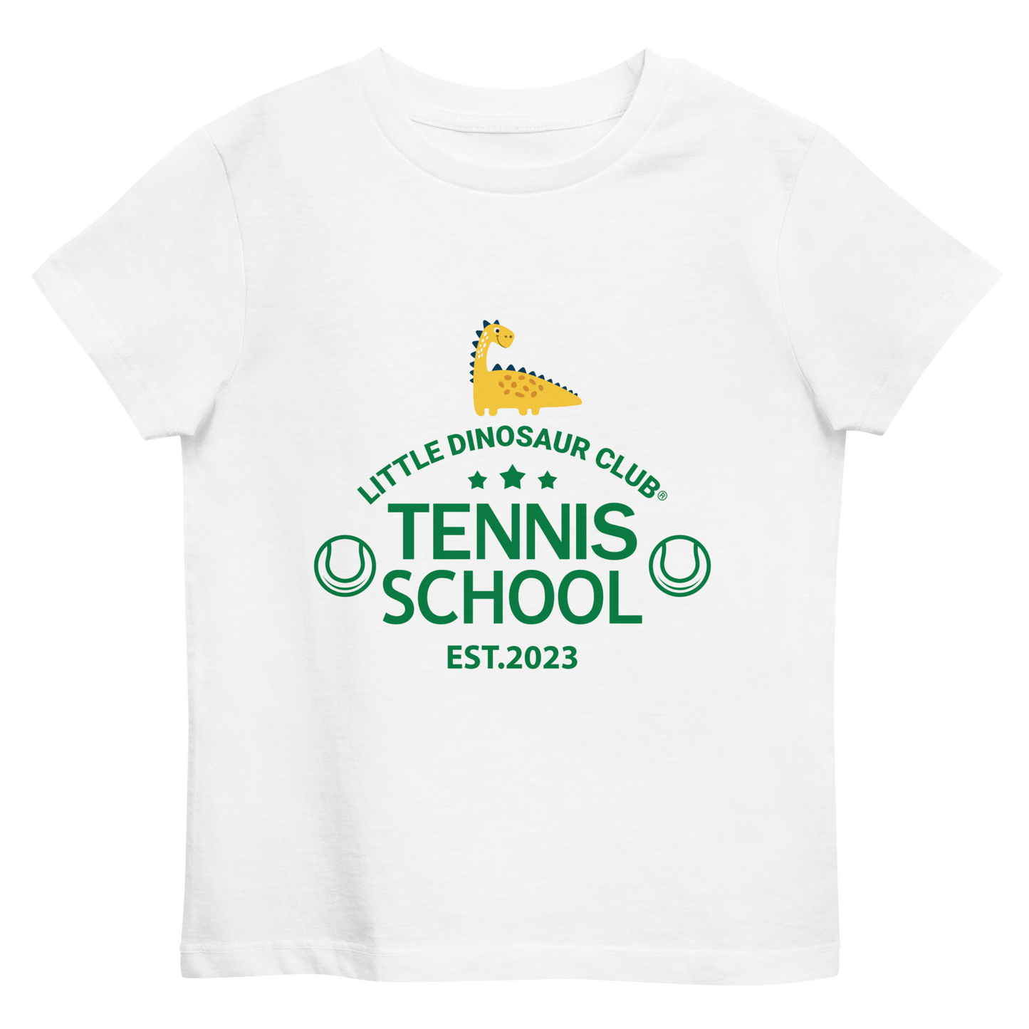 Little Dinosaur Club® Tennis School kids t-shirt