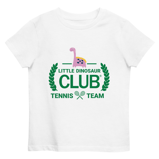 Little Dinosaur Club® Tennis Team Pat kids t-shirt